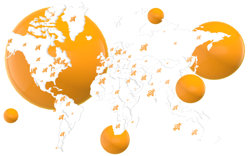 Покрытие более 195 стран мира